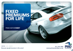 fixed premiums for life