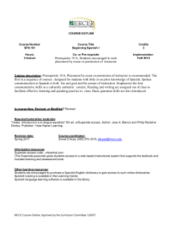 Course Outline - Mercer County Community College