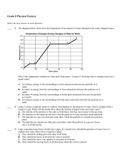 Grade 8 Physical Posttest