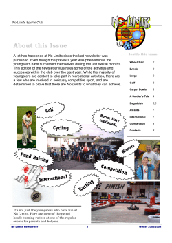 2003-4 Winter newsletter