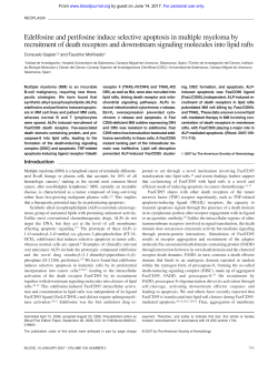 Edelfosine and perifosine induce selective