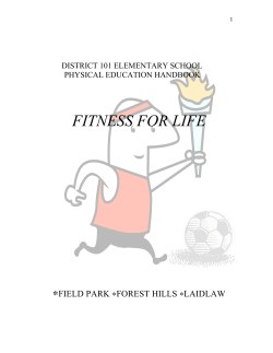 fitness for life - Western Springs School District 101