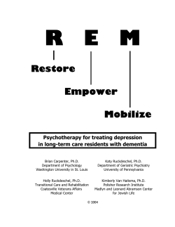 Restore Empower Mobilize - Abramson Center for Jewish Life