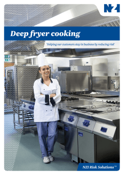 Deep fryer cooking