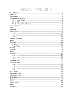 Table of Contents - DigiPen Institute of Technology Europe