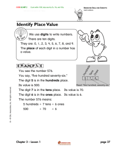 Identify Place Value - MathCoach Interactive