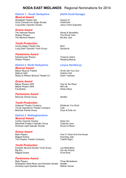 Show Nominations