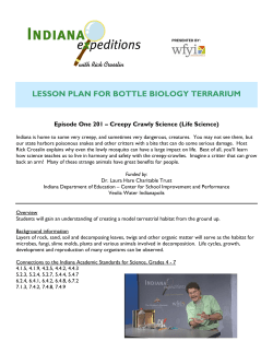 lesson plan for bottle biology terrarium