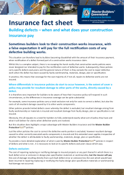 QMBA Building Insurance Cover