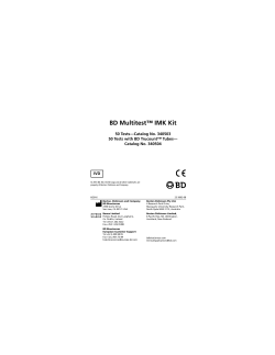 BD Multitest IMK Kit