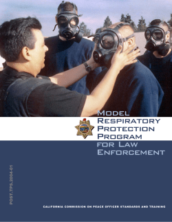 Model Respiratory Protection Program for Law Enforcement