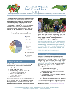 Northeast Regional Food Council Gathering