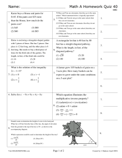 Which equation illustrates the multiplicative inverse property? (1