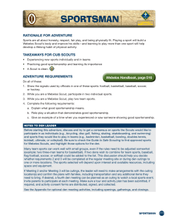 sPoRtsMAn - CubScouts.org