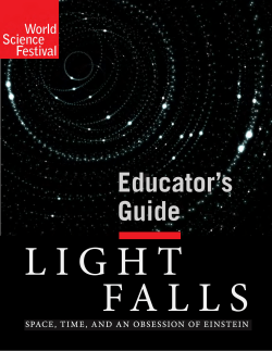 Educator`s Guide - World Science Festival Brisbane