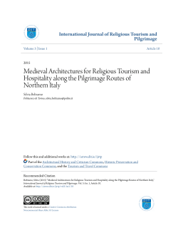 Medieval Architectures for Religious Tourism and Hospitality along