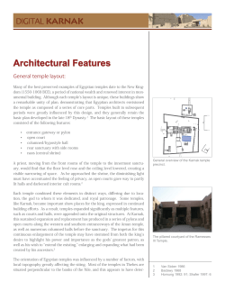 Architectural Features
