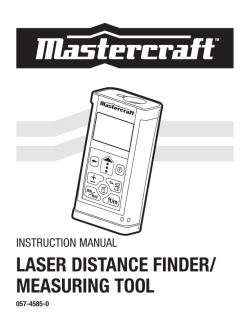 LASER DISTANCE FINDER/ MEASURING TOOL