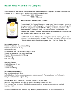 Health First Vitamin B-50 Complex
