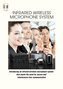 infrared wireless microphone system