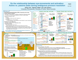 On the relationship between eye