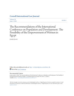 The Recommendations of the International Conference on