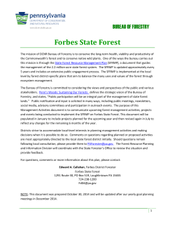 Forbes State Forest