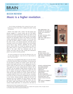 Music is a higher revelation... - Oxford Academic