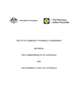 Fifth Community Pharmacy Agreement