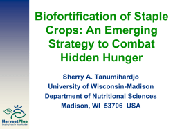Dr. Sherry - Nutrition Foundation of India