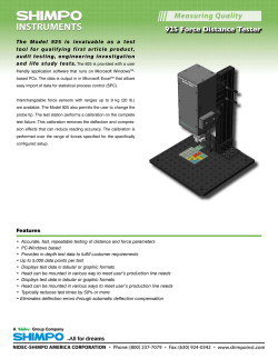 925 Force Distance Tester