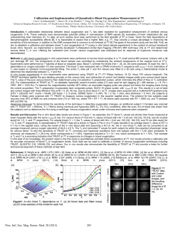 Calibration a and Implemen ntation of Qua antitative Bloo od