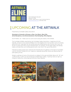 upcoming at the artwalk - Scottsdale Gallery Association