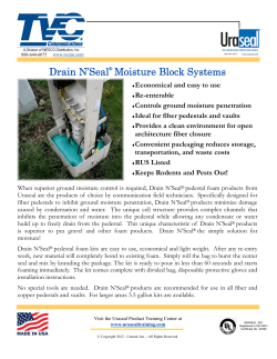 Drain N`Seal Moisture Block Systems