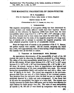 THE MAGNETIC PROPERTIES OF IRON