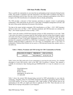 CRS State Profile: Alabama