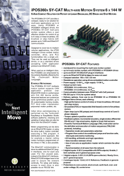 iPOS360X SY-CAT MULTI-AXIS MOTION SYSTEM 6 X 144 W
