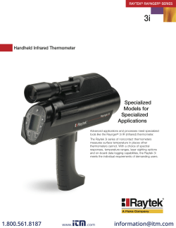 Raytek Raytek RAYR3ILRL3U 3I Long Range IR Thermometer,