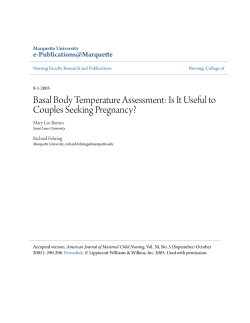 Basal Body Temperature Assessment - e