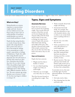 Eating Disorders - Saskatchewan.ca