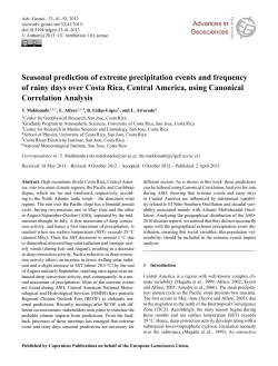 Seasonal prediction of extreme precipitation events and