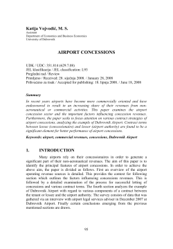 AIRPORT CONCESSIONS