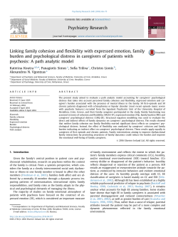 Linking family cohesion and flexibility with
