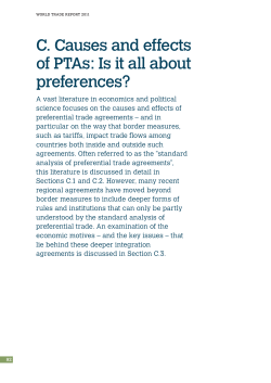 C. Causes and effects of pTas: Is it all about preferences?