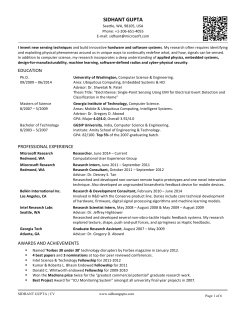 my Curriculum Vitae