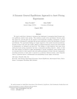 A Dynamic General Equilibrium Approach to Asset Pricing