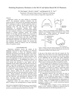 Modeling Respiratory Mechanics in the MCAT and Spline
