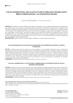 an integrative review - Setor de Ci&ecirc;ncias da Sa&uacute;de