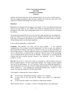 06/2016 - PCLL Conversion Examination