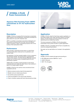 HYDRAL 3 PLUS Foam Concentrate